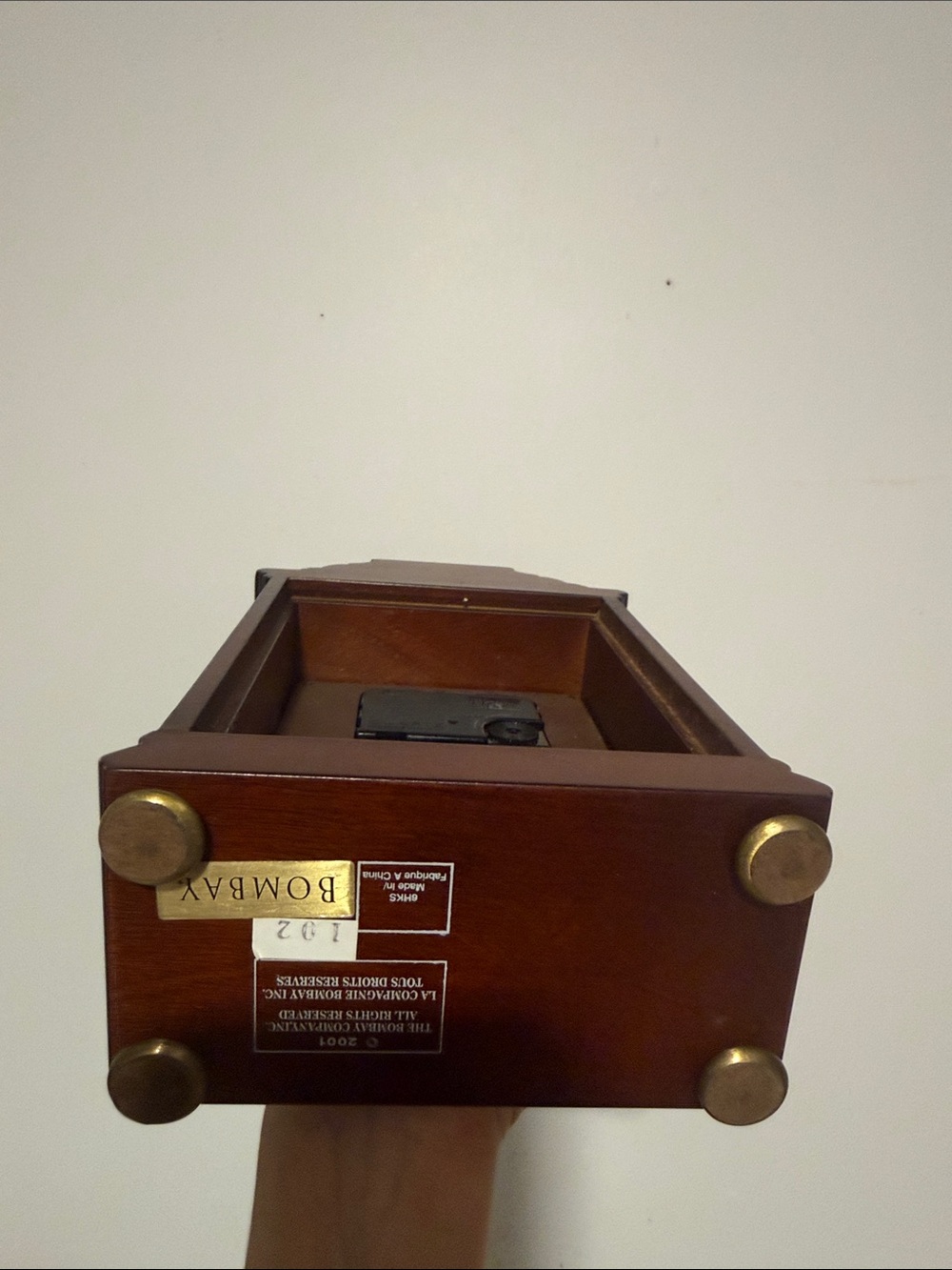 The Bombay Company clock 2001 - Picture 10 of 11